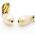 Orecchini a clip Chanel Gold D'oro - vista 9