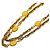 Collana Chanel placcata oro D'oro