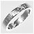 Bulgari Bvlgari B.Zero1 Essential Logo Band 18K White Gold and Diamond Argenté - vue 5