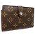 Portafoglio bi-fold Louis Vuitton Monogram Nero Monogramma - vista 3