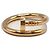 Cartier Juste Gold Band Ring Golden