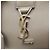 Borsa YVES SAINT LAURENT Downtown Cabas in pelle goffrata Marrone Giallo - vista 12