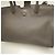 Borsa YVES SAINT LAURENT Downtown Cabas in pelle goffrata Marrone Giallo - vista 13