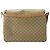 Céline Celine Macadam Schultertasche Beige