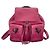 Zaino Gucci rosa con nappe - vista 2