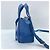 Borsa a tracolla Prada Vitello in blu - vista 3