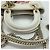 Sac à épaule Lady Mini Christian Dior Blanc - vue 9
