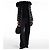 Moncler Abrigo de plumón negro con cuello de piel - vista 4