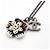 Chanel CC Flower Ladybug Placcato Argento e Acrilico - vista 2