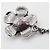 Chanel CC Flower Ladybug Placcato Argento e Acrilico - vista 3