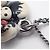Chanel CC Flower Ladybug Placcato Argento e Acrilico - vista 5