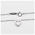 Pendente Tiffany & Co. Metro Heart in oro bianco 18K e diamanti Mini Argento - vista 5