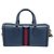Borsa Boston Gucci Ophidia in Navy Blu navy - vista 2