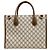 Borsa Tote Gucci GG Small Marrone - vista 3