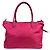 Borsa a tracolla Prada in nylon rosa - vista 3