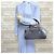 Borsa Louis Vuitton Shelton Monogram Mat Marrone Nero - vista 2