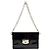 Borsa a tracolla in pelle smaltata Prada Nero