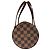 Borsa Louis Vuitton Papillon 26 Damier Marrone - vista 3