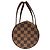 Borsa Louis Vuitton Papillon 26 Damier Marrone - vista 4