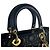 Borsa Christian Dior Lady Large in pelle di agnello Nero - vista 10