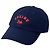 Céline Cappellino in cotone blu navy e rosso Celine