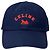 Céline Cappellino in cotone blu navy e rosso Celine - vista 2