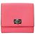 Portafoglio bi-fold da donna Fendi in pelle rosa