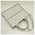 Christian Dior Tote Bag aus grauem Kalbsleder Braun - Ansicht 3