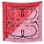 Hermès Foulard di seta Hermes Grand Manège Bandana Rosa Rosso Multicolore