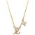 Collar de esmalte Louis Vuitton LV Iconic M01215 Dorado - vista 2