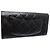 Cartera larga Chanel de piel de becerro granulada negra Negro - vista 4