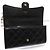 Cartera larga Chanel de piel de becerro granulada negra Negro - vista 7