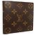Portafoglio bi-fold Louis Vuitton Monogram Marrone - vista 3