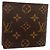 Portafoglio bi-fold Louis Vuitton Monogram Marrone - vista 4