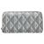 Cartera larga Christian Dior gris Castaño