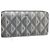 Cartera larga Christian Dior gris Castaño - vista 3