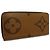 Cartera Larga Louis Vuitton Monogram Reverse Castaño - vista 4