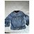 Chanel Denim Steppjacke Blau - Ansicht 3