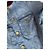 Chanel Denim Steppjacke Blau - Ansicht 6