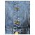 Chanel Denim Steppjacke Blau - Ansicht 7
