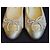 Ballerine Chanel in Tweed Beige D'oro - vista 11