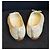 Ballerine Chanel in Tweed Beige D'oro - vista 8
