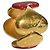 LOUIS VUITTON Sweet Monogram Ring Herz aus rotem Emaille und Gold LV Logo Größe S 52 Golden - Ansicht 6