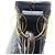 Borsa Bottega Veneta Intrecciato Giallo Blu navy - vista 12