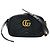 Borsa a spalla con catena Gucci GG Marmont Nero
