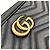 Borsa a spalla con catena Gucci GG Marmont Nero - vista 13