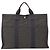 Hermès Sac Hermes Herline Tote MM en Canvas Noir - vue 2