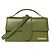 Jacquemus Le Bambinou Flap Leather Grand Bambino Verde