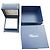 Chopard navy blue leather jewelry box for ring Beige