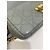 Borsa a tracolla Dior Caro in pelle grigia Grigio - vista 5
